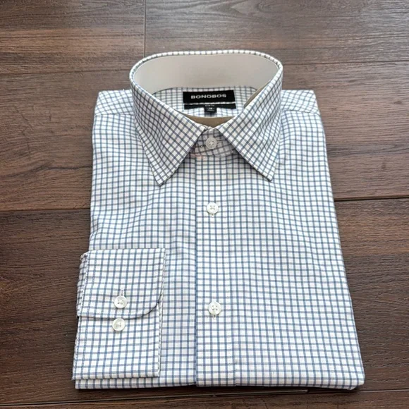 white christmas dresses BONOBOS Plaid & Check Printed Button-Down Men's Shirt – White Chocolate  Couture main image 1